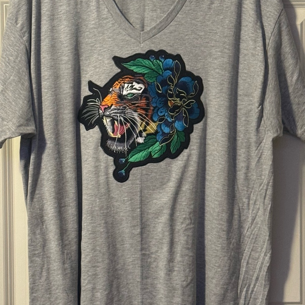 Tigress Lily Hanes Heather Grey Size 2XL - Picture 4 of 6